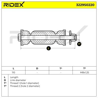 Łącznik Stabilizatora RIDEX 3229S0220 3229S0220 - foto 7