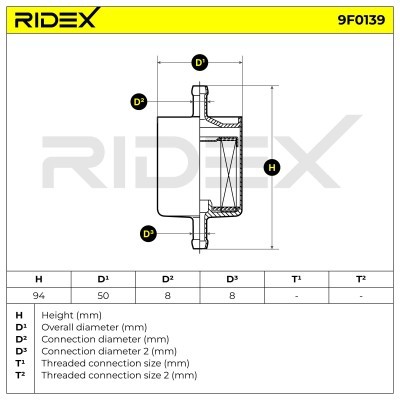 Filtr Paliwa RIDEX 9F0139 9F0139 - foto 5