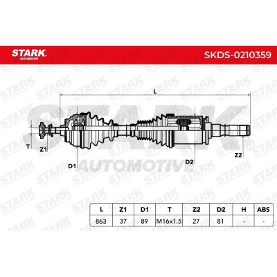 Półoś Napędowa Stark SKDS-0210359 SKDS-0210359 - foto 3