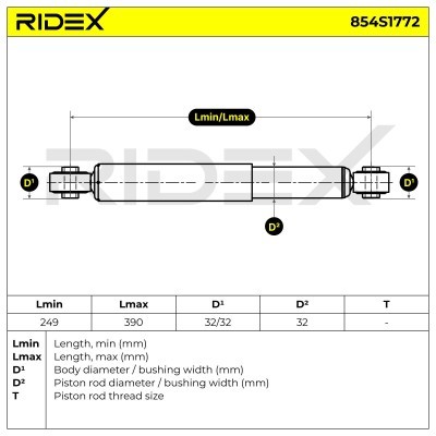 Amortyzator RIDEX 854S1772 854S1772 - foto 6