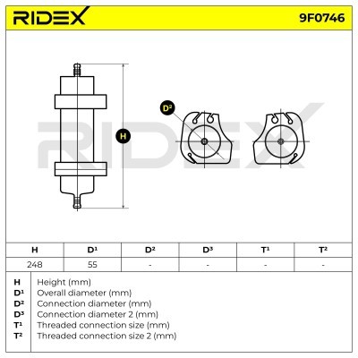 Filtr Paliwa RIDEX 9F0746 9F0746 - foto 7