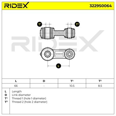 Łącznik Stabilizatora RIDEX 3229S0064 3229S0064 - foto 6