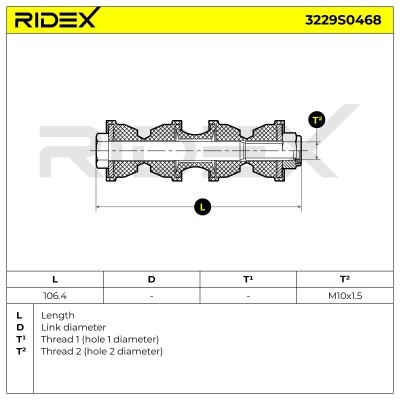 Łącznik Stabilizatora RIDEX 3229S0468 3229S0468 - foto 6