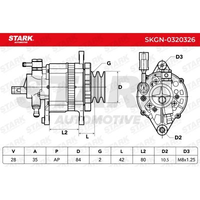 Alternator Stark SKGN-0320326 SKGN-0320326 - foto 5