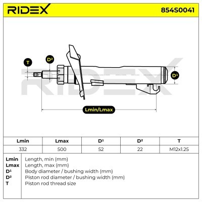 Amortyzator RIDEX 854S0041 854S0041 - foto 6