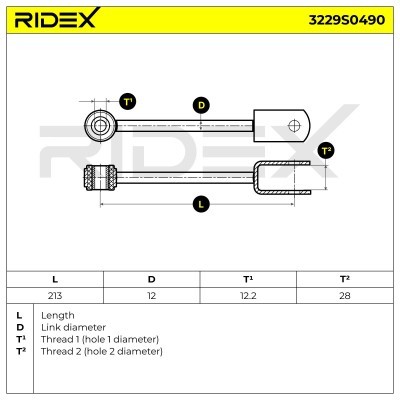 Łącznik Stabilizatora RIDEX 3229S0490 3229S0490 - foto 6