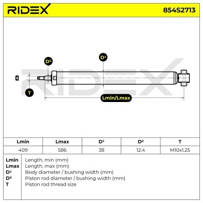 Amortyzator RIDEX 854S2713 854S2713 - foto 13