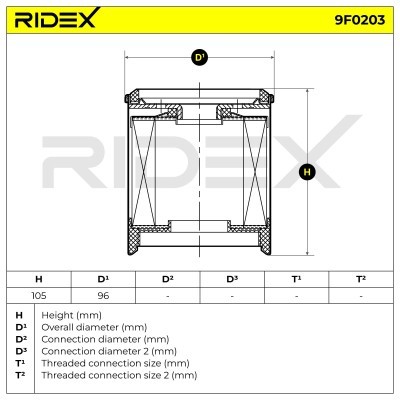 Filtr Paliwa RIDEX 9F0203 9F0203 - foto 5