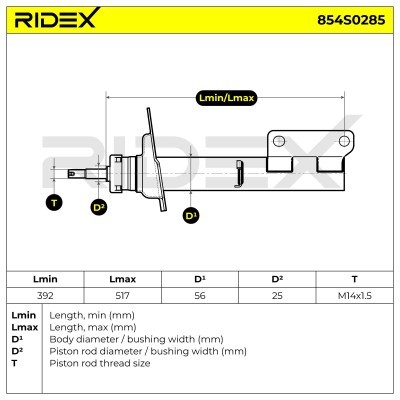 Amortyzator RIDEX 854S0285 854S0285 - foto 6