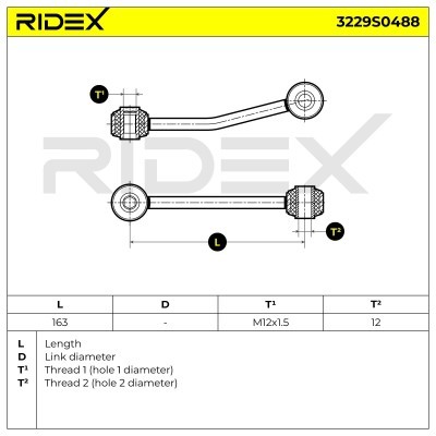 Łącznik Stabilizatora RIDEX 3229S0488 3229S0488 - foto 6