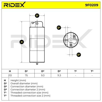 Filtr Paliwa RIDEX 9F0209 9F0209 - foto 6