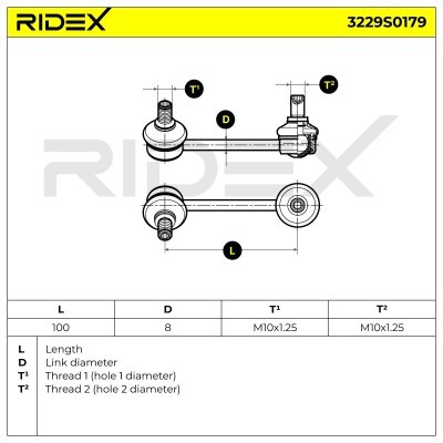 Łącznik Stabilizatora RIDEX 3229S0179 3229S0179 - foto 7