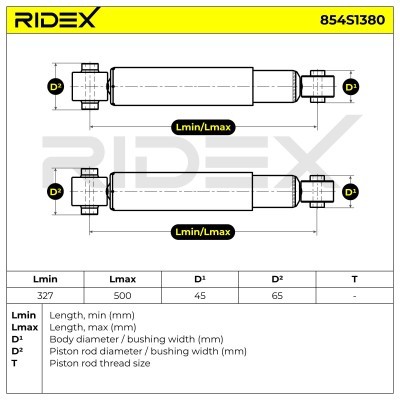 Amortyzator RIDEX 854S1380 854S1380 - foto 5