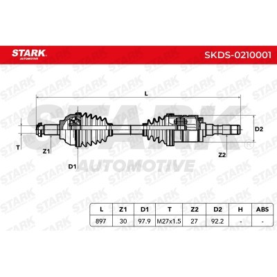 Półoś Napędowa Stark SKDS-0210001 SKDS-0210001 - foto 10