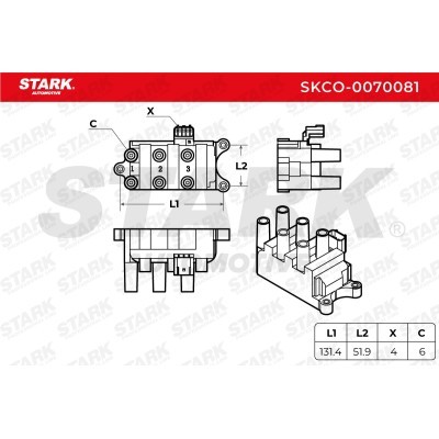 Cewka Zapłonowa Stark SKCO-0070081 SKCO-0070081 - foto 3