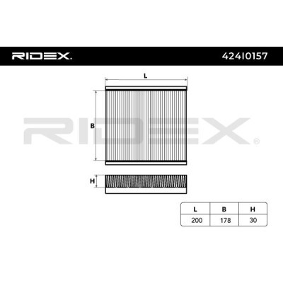 Filtr Kabinowy RIDEX 424I0157 424I0157 - foto 5