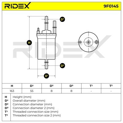 Filtr Paliwa RIDEX 9F0145 9F0145 - foto 5