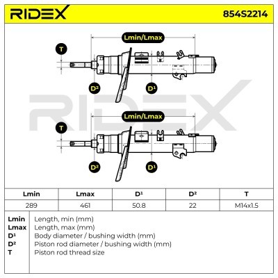 Amortyzator RIDEX 854S2214 854S2214 - foto 6