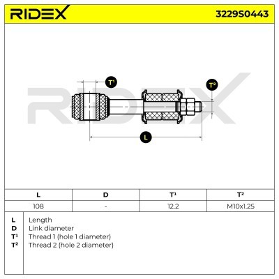 Łącznik Stabilizatora RIDEX 3229S0443 3229S0443 - foto 6