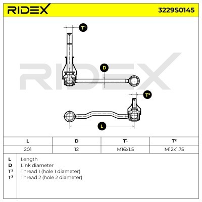 Łącznik Stabilizatora RIDEX 3229S0145 3229S0145 - foto 7