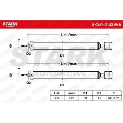 Amortyzator Stark SKSA-0132966 SKSA-0132966 - foto 4