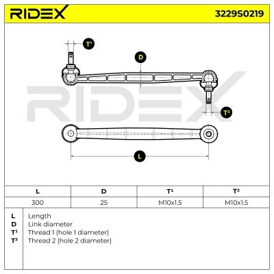 Łącznik Stabilizatora RIDEX 3229S0219 3229S0219 - foto 7
