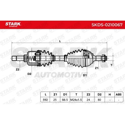 Półoś Napędowa Stark SKDS-0210067 SKDS-0210067 - foto 8