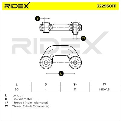 Łącznik Stabilizatora RIDEX 3229S0111 3229S0111 - foto 6