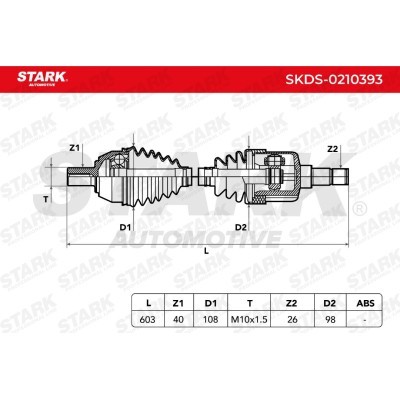 Półoś Napędowa Stark SKDS-0210393 SKDS-0210393 - foto 6