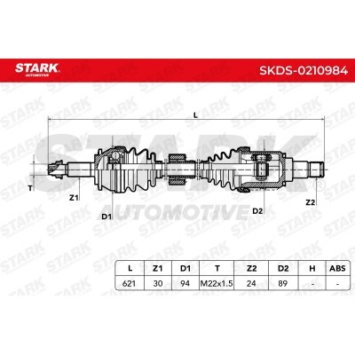 Półoś Napędowa Stark SKDS-0210984 SKDS-0210984 - foto 7