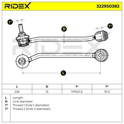 Łącznik Stabilizatora RIDEX 3229S0382 3229S0382 - foto 7