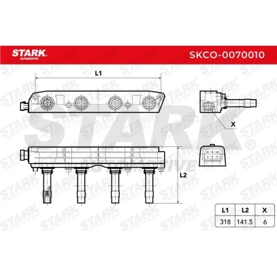 Cewka Zapłonowa Stark SKCO-0070010 SKCO-0070010 - foto 4