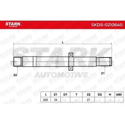Półoś Napędowa Stark SKDS-0210640 SKDS-0210640 - foto 14