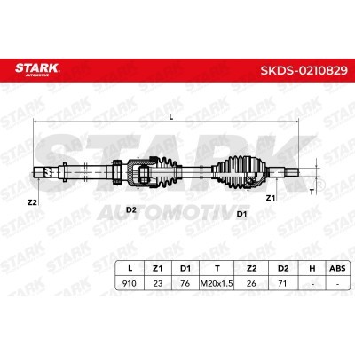 Półoś Napędowa Stark SKDS-0210829 SKDS-0210829 - foto 14