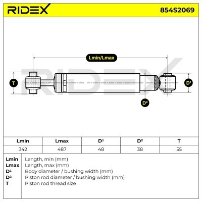 Amortyzator RIDEX 854S2069 854S2069 - foto 7