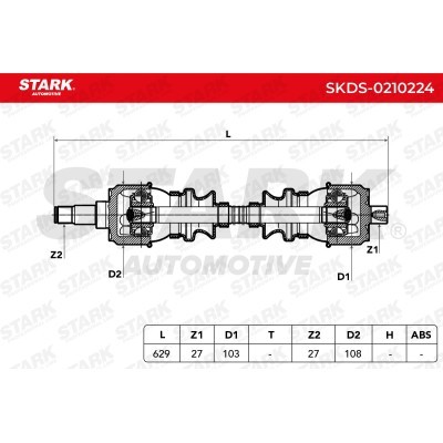 Półoś Napędowa Stark SKDS-0210224 SKDS-0210224 - foto 7
