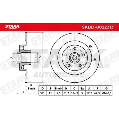 Tarcza hamulcowa Stark SKBD-0022313 SKBD-0022313 - foto 7