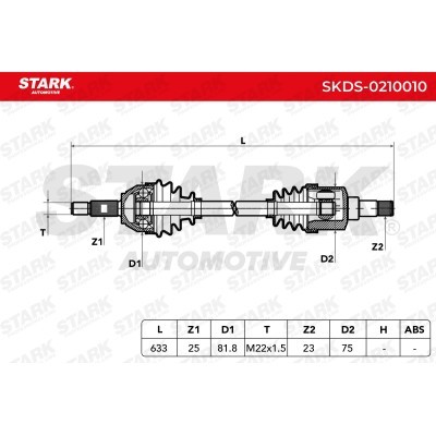 Półoś Napędowa Stark SKDS-0210010 SKDS-0210010 - foto 6