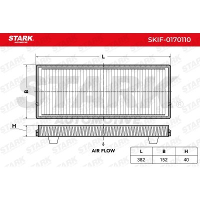 Filtr Kabinowy Stark SKIF-0170110 SKIF-0170110 - foto 3