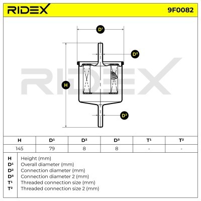 Filtr Paliwa RIDEX 9F0082 9F0082 - foto 5