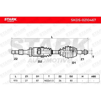 Półoś Napędowa Stark SKDS-0210467 SKDS-0210467 - foto 7