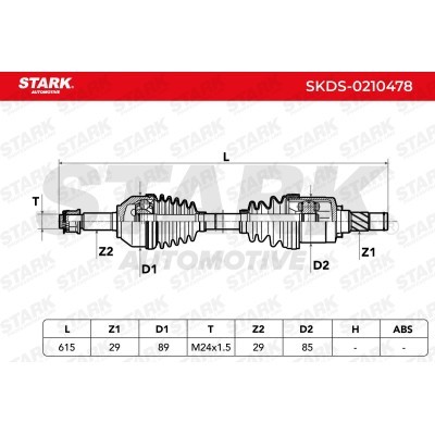 Półoś Napędowa Stark SKDS-0210478 SKDS-0210478 - foto 8