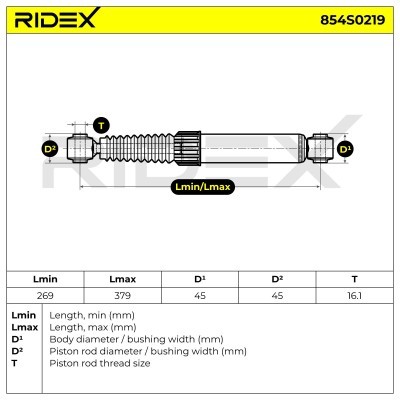 Amortyzator RIDEX 854S0219 854S0219 - foto 7