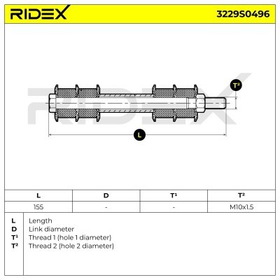 Łącznik Stabilizatora RIDEX 3229S0496 3229S0496 - foto 4