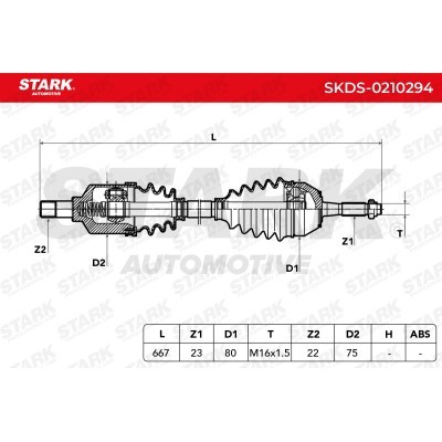 Półoś Napędowa Stark SKDS-0210294 SKDS-0210294 - foto 7