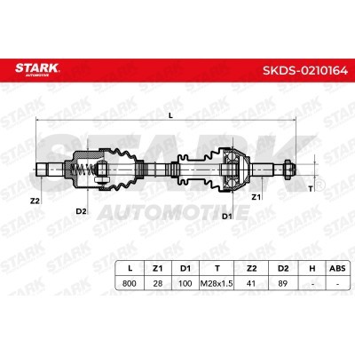 Półoś Napędowa Stark SKDS-0210164 SKDS-0210164 - foto 5