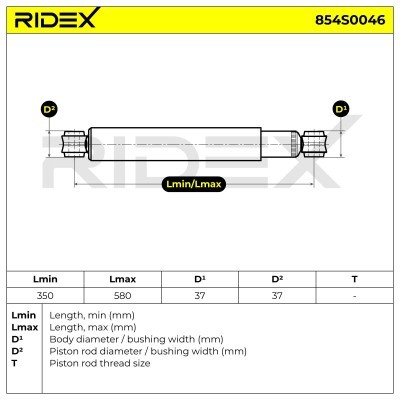 Amortyzator RIDEX 854S0046 854S0046 - foto 8