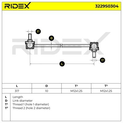 Łącznik Stabilizatora RIDEX 3229S0304 3229S0304 - foto 15