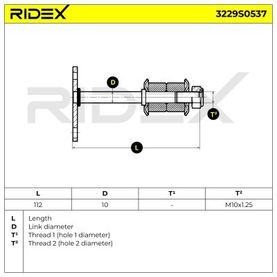 Łącznik Stabilizatora RIDEX 3229S0537 3229S0537 - foto 5