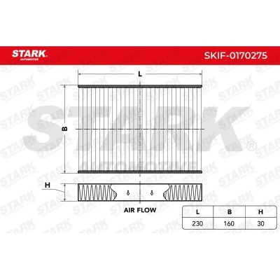 Filtr Kabinowy Stark SKIF-0170275 SKIF-0170275 - foto 3